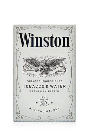 Winston Pack of Cigarettes - Naturally Smooth White Box