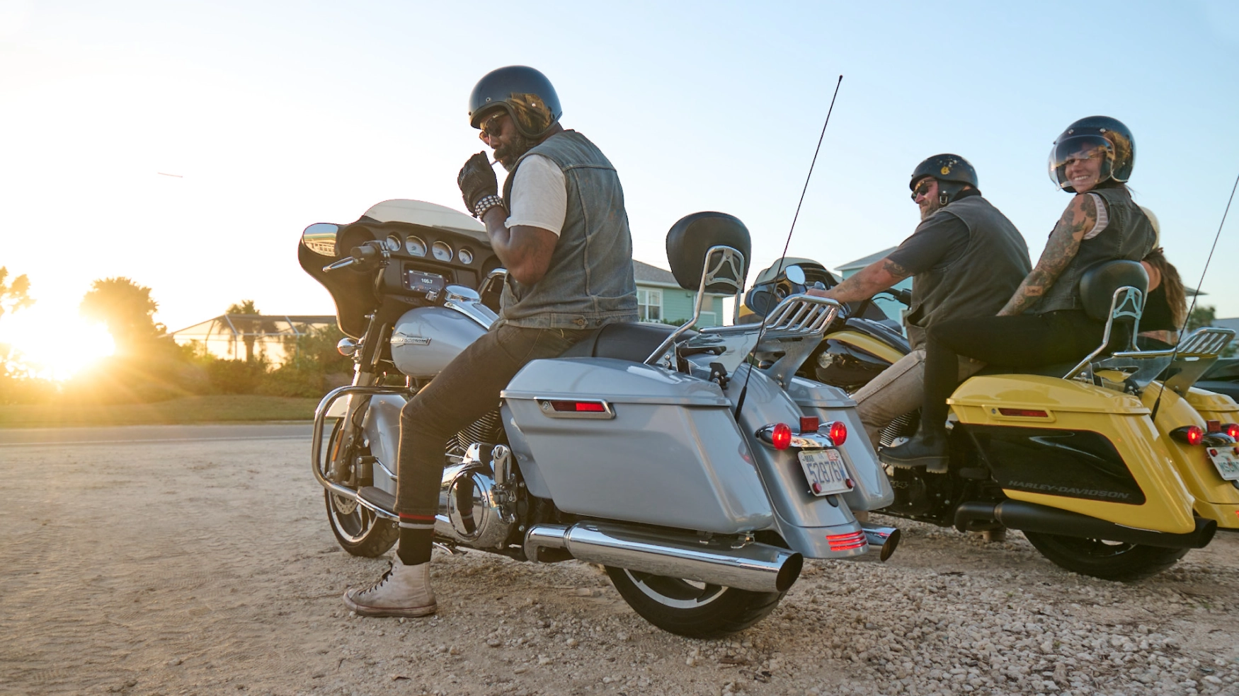 Group of Bikers